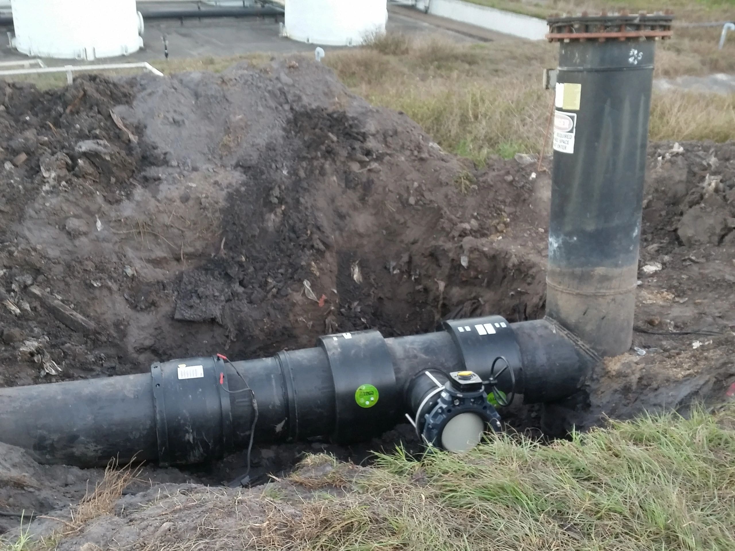 Landfill Gas System Pipe Repair